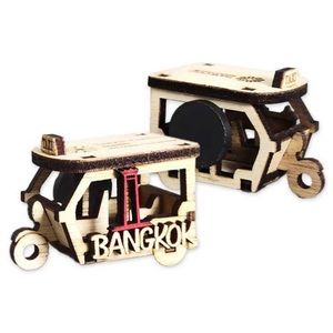 Handmade Wooden Magnet Souvenir